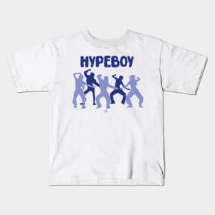 silhouette of the dance of the group new jeans in the hypeboy era Kids T-Shirt